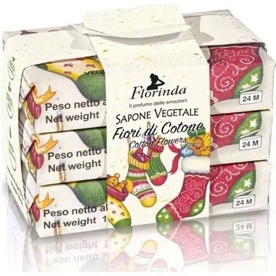 Florinda FIORI DI COTONE Balenie mydiel 3 x 50 g