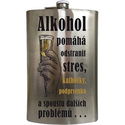 Mediabox spol. s.r.o. Placatka 1,8 l Alkohol pomáhá