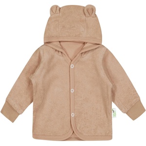 Bio Baby Бебешки суитшърт с ушички Bio Baby - От памучно фроте, 56 сm, 1-2 месеца (97222326) - ozone