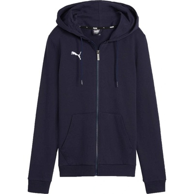 Puma TEAMGOAL CASUALS HOODED JACKET W Tmavě modrá Bílá