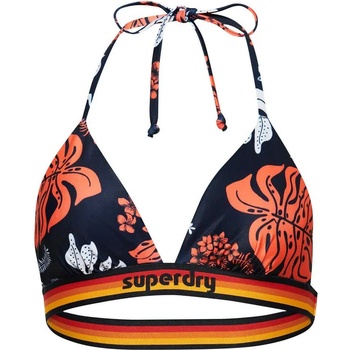 Superdry Vintage Logo Tri bikini top - Orange (Hibiscus Pop Coral)