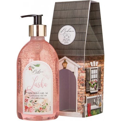 Bohemia Gifts Domeček Láska sprchový gel na tělo vlasy i ruce 500 ml