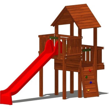 Playground System DETSKÉ IHRISKO zostava so šmykľavkou Kvido B (v.p. 1,5 m)