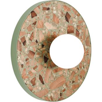 Kaspa Legra кръгла аплик, зелен градински чай (21416113)