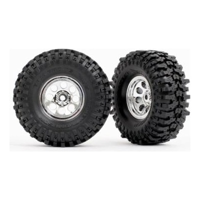 Traxxas колело 1.0", диск хромиран, гуми Mickey Thompson Baja Pro Xs (2)