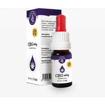 Zelená země CBD Konopný olej 2 % 10 ml
