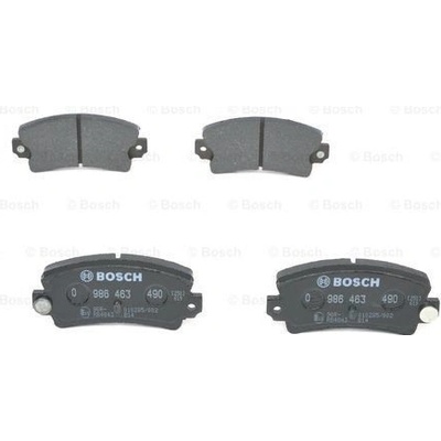 Sada brzdových platničiek kotúčovej brzdy BOSCH 0 986 463 490