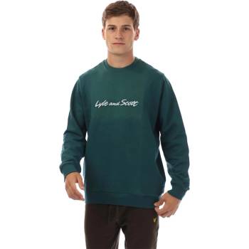 Lyle & Scott Блуза Lyle and Scott Script Sweatshirt - Green White