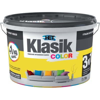 Het Klasik Color 7+1 kg žltá sýta