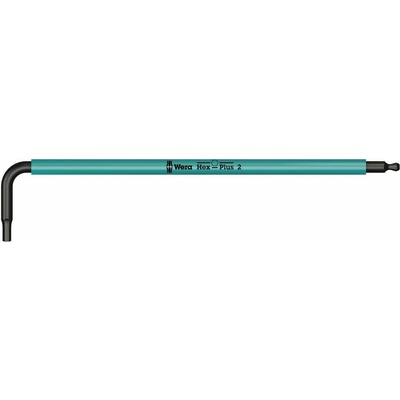 Wera Uhlový kľúč Hex s guľovým prvkom 2,0 mm 05022602001