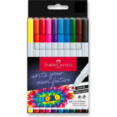Faber-Castell Grip Boldpen 10 barev 155317