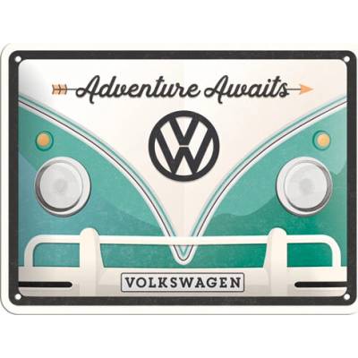 Nostalgic Art Plechová Ceduľa Volkswagen Adventure Awaits