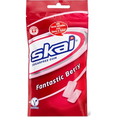 SKAI Fantastic Berry žvýkačky bez cukru 64g