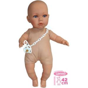 Llorens 424P BABY ENZO & JULIA - реалистична кукла със звуци и меко тяло (4-424P)