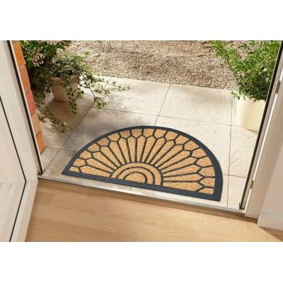 Hanse Home Collection Mix Mats 105685 Cocos půlkruh hnědá 45x75 cm