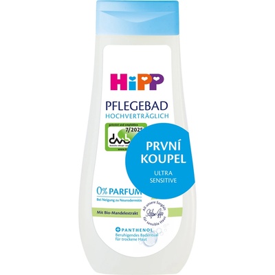 HiPP Prvý hypoalergénny kúpeľ s bio mandľovým olejom 200 ml