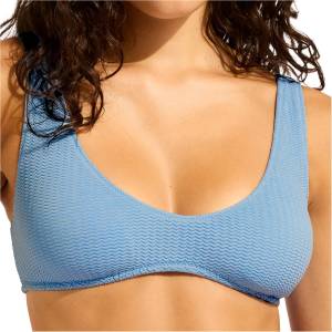 Seafolly Дамско бикини горнище Seafolly Women's Sea Dive Multi Fit Longline Top Bikini top - Cornflower - размер 42 (EU) (150-5084-0416)