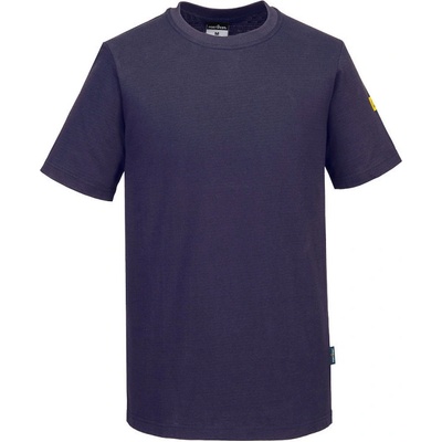 Portwest Tričko ESD AS20 krátký rukáv antistatické Navy 5XL