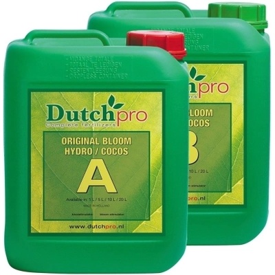 Original Hydro/Coco Bloom A + B /hardwater/ 10L - основен минерален тор за цъфтеж в хидропоника/кокос