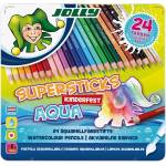 Jolly Superstick Kinderfest Aqua Комплект моливи с 24 цвята 3001-0002 (3001-0002)
