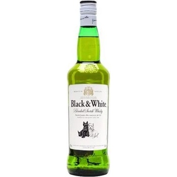 Black & White Scotch Whisky 40% 0,7 l (čistá fľaša)