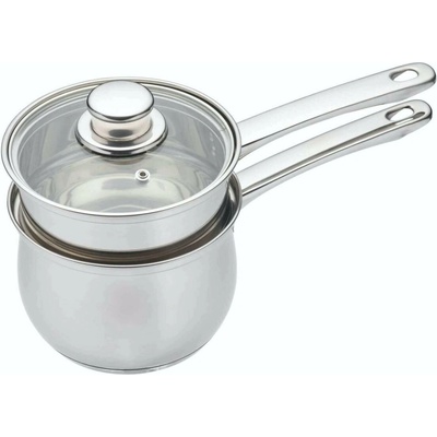 KitchenCraft Sada nerezového rendlíku a rendlíku na vodní lázeň, 16 cm