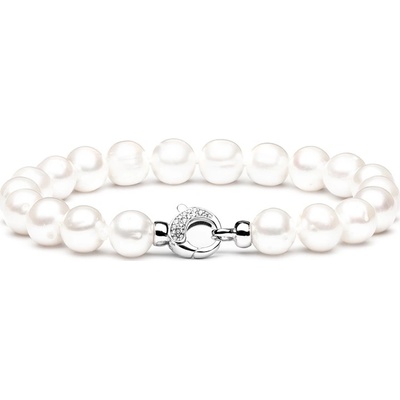 Gaura Pearls luxusní perlový Ricarda sladkovodní perla stříbro FARWA795-B bílá