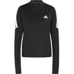 adidas Дамска тениска adidas Women's ADI365 Running Iconic Half Zip Running shirt - Black (916-7576-0113)