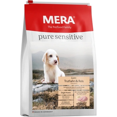 Mera Pure Sensitive Puppy morka s ryžou 2 x 12,5 kg