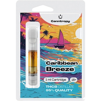 Canntropy Caribbean Breeze THCB kazeta 1 ml THCB 95%