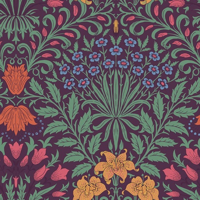 William Morris at Home 140498 Vliesová tapeta na zeď vol.2, rozměry 10 x 0,52 m