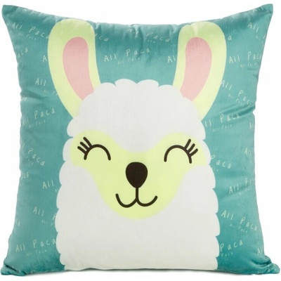 Takoy DESIGN 91 Zamatová KIDS 2 s motívom lamy-HF-404153 45 x 45 cm