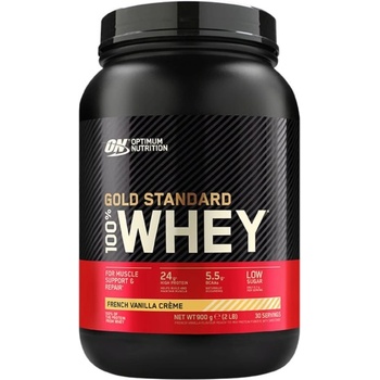 Optimum Nutrition Gold Standard 100% Whey, френска ванилия, 908 g, Optimum Nutrition