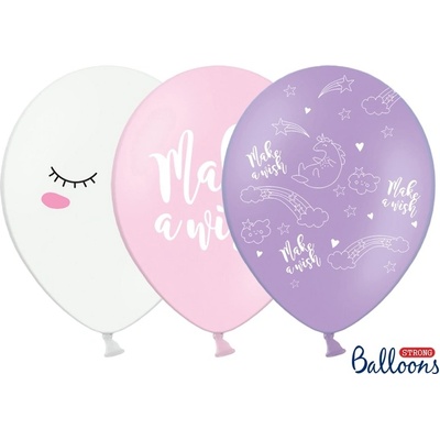 PartyDeco Balonek latex Jednorožec 30 cm