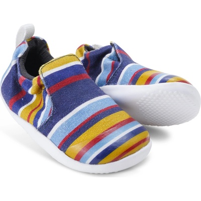 Bobux Barefoot první botičky xplorer scamp stripe