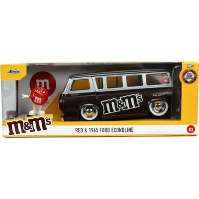 JADA Ford Usa Econoline Minibus M&M's + M&M's 1:24