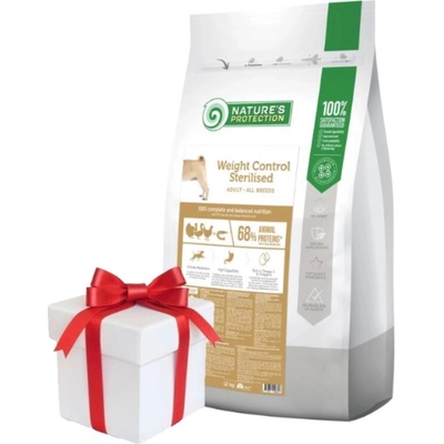 Natures Protection dog Adult weight control sterilised poultry with krill All Breeds 12 kg
