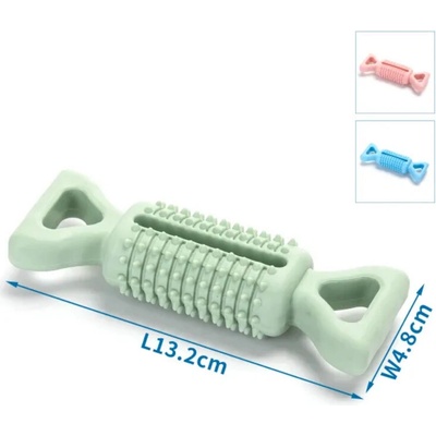 Nobleza gumená dentálna činka 13,2 cm zelená