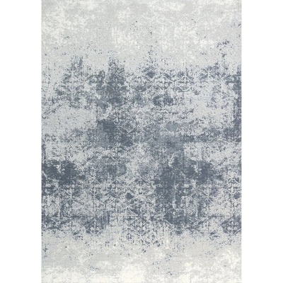 Carpet Decor Illusion Blue Gray