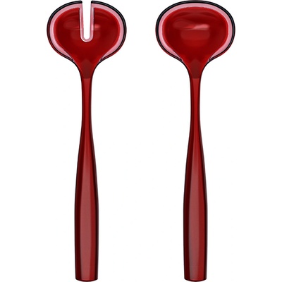 Guzzini Лъжици за салати Dolcevita от рециклиран материал червени 2 бр (29730165)