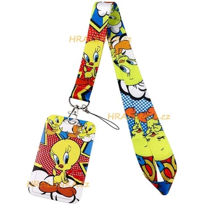 Šňůrka na krk s cedulkou Looney Tunes, Tweety