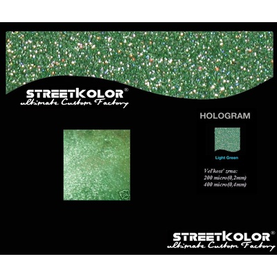 KolorPearl Brilliant farba riedidlová, Odtieň Hologram Svetlý Zelený,400micro