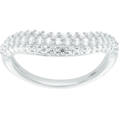 Eppi Half eternity zvlnený zlatý prsteň s lab grown diamantmi Sven R49128