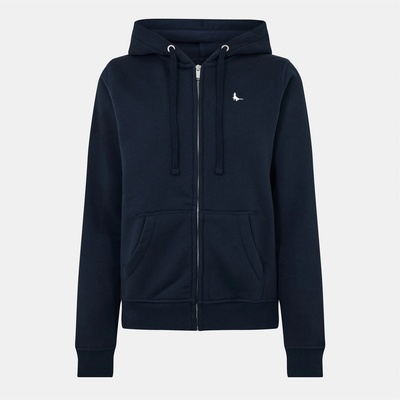 Jack Wills Суичър Jack Wills Astbury Pheasant Logo Zip Hoodie - Navy