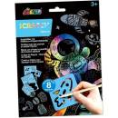 Avenir Škrabací obrázky podle šablony Vesmír