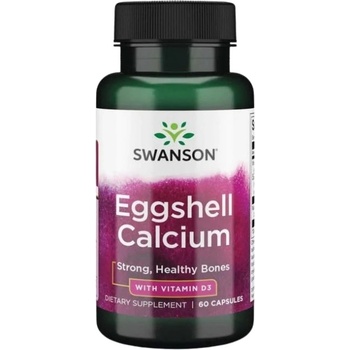 Swanson Eggshell Calcium with Vitamin D-3 [60 капсули]