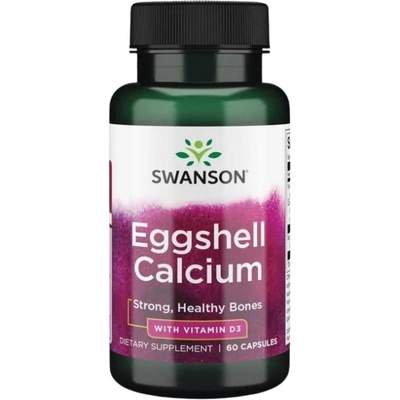 Swanson Eggshell Calcium with Vitamin D-3 [60 капсули]