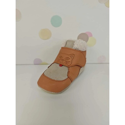 Affenzahn Crawling Shoe Leather Growy Cat