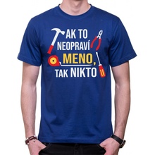 Fajntričko tričko Opravár vlastný text/meno kráľovská modrá