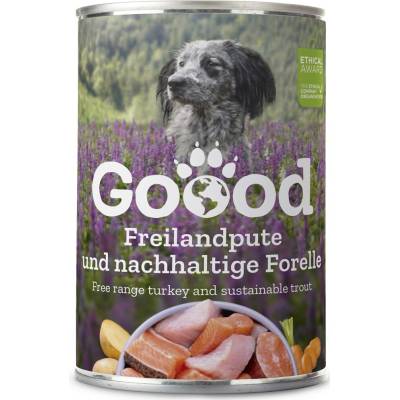 Goood Senior Freilandpute & Nachhaltige Forelle s morčacím a pstruhovým mäsom 6 x 400 g